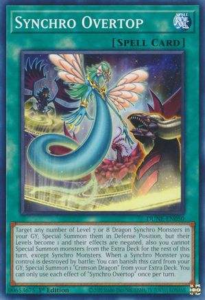 Synchro Overtop (DUNE-EN050) - Duelist Nexus 1st Edition