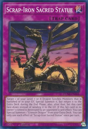 Scrap-Iron Sacred Statue (DUNE-EN068) - Duelist Nexus 1st Edition