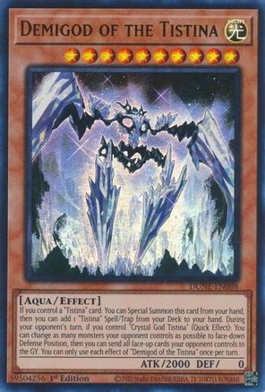 Demigod of the Tistina (DUNE-EN088) - Duelist Nexus 1st Edition