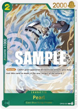 Pearl (Store Championship Participation Pack Vol. 2) (OP03-031) - One Piece Promotion Cards