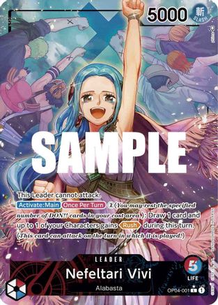 Nefeltari Vivi (001) (Alternate Art) (OP04-001) - Kingdoms of Intrigue