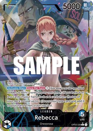 Rebecca (039) (Alternate Art) (OP04-039) - Kingdoms of Intrigue