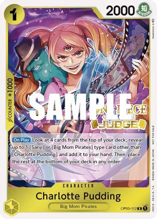 Charlotte Pudding (Judge Pack Vol. 2) (OP03-112) - One Piece Promotion Cards