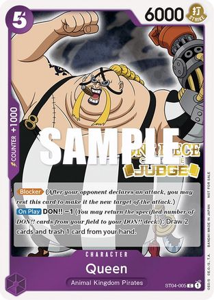 Queen (Judge Pack Vol. 2) (ST04-005) - One Piece Promotion Cards