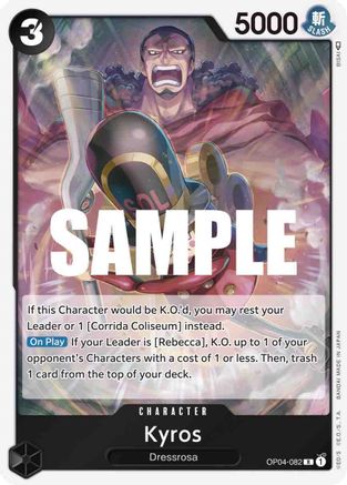 Kyros (OP04-082) - Kingdoms of Intrigue