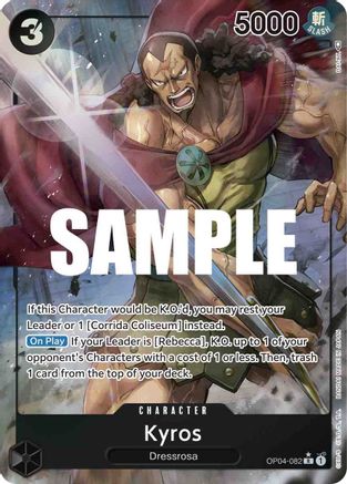 Kyros (Alternate Art) (OP04-082) - Kingdoms of Intrigue
