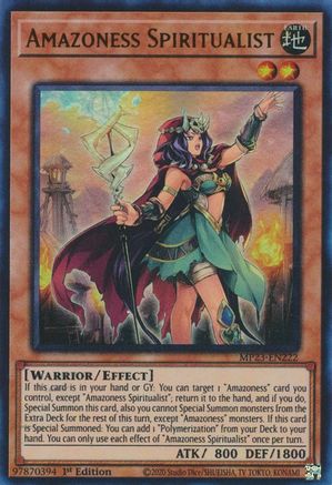Amazoness Spiritualist (MP23-EN222) - 25th Anniversary Tin: Dueling Heroes Mega Pack 1st Edition