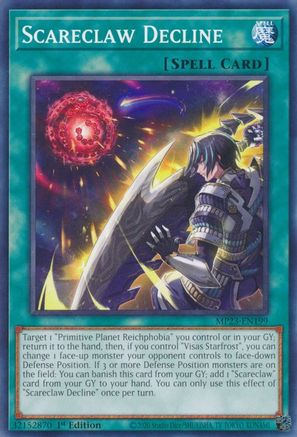 Scareclaw Decline (MP23-EN199) - 25th Anniversary Tin: Dueling Heroes Mega Pack 1st Edition