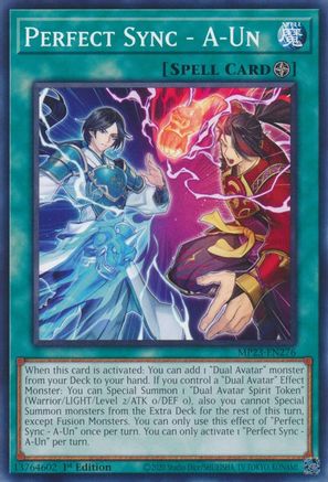 Perfect Sync - A-Un (MP23-EN276) - 25th Anniversary Tin: Dueling Heroes Mega Pack 1st Edition