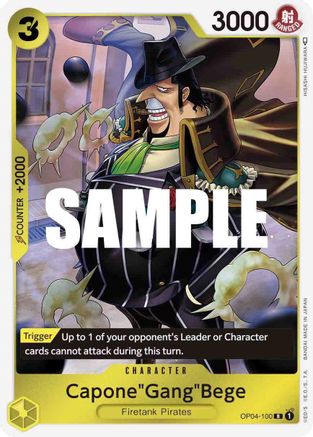 Capone"Gang"Bege (OP04-100) - Kingdoms of Intrigue