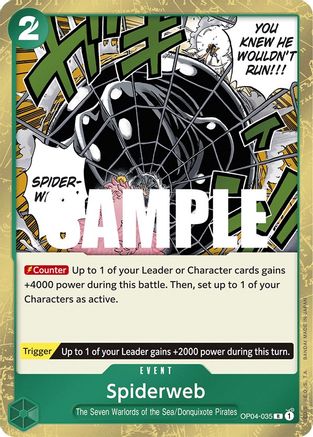 Spiderweb (OP04-035) - Kingdoms of Intrigue