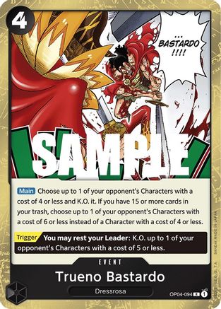 Trueno Bastardo (OP04-094) - Kingdoms of Intrigue