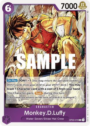Monkey.D.Luffy (Dash Pack) (OP03-070) - Kingdoms of Intrigue
