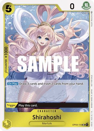 Shirahoshi (Dash Pack) (OP03-116) - Kingdoms of Intrigue