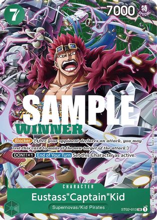 Eustass"Captain"Kid (Winner Pack Vol. 5) (ST02-013) - One Piece Promotion Cards
