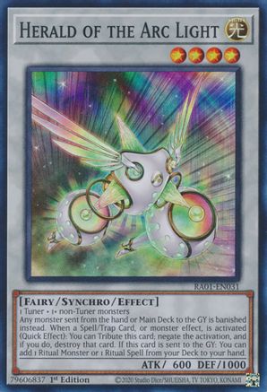 Herald of the Arc Light (RA01-EN031) - 25th Anniversary Rarity Collection 1st Edition