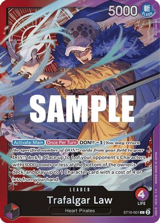 Trafalgar Law (001) (ST10-001) - Ultra Deck: The Three Captains