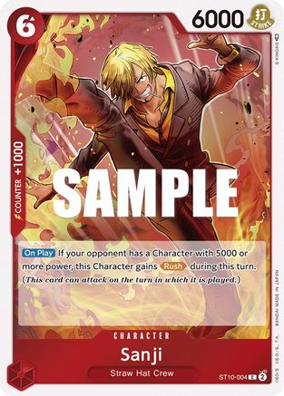Sanji (ST10-004) - Ultra Deck: The Three Captains