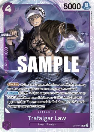 Trafalgar Law (010) (ST10-010) - Ultra Deck: The Three Captains