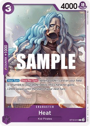 Heat (ST10-011) - Ultra Deck: The Three Captains