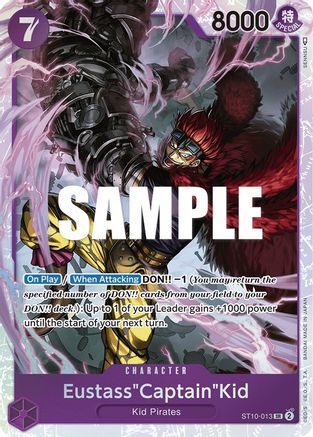 Eustass"Captain"Kid (013) (ST10-013) - Ultra Deck: The Three Captains