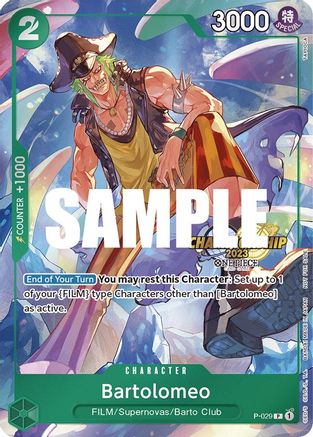 Bartolomeo (CS 2023 Event Pack) (P-029) - One Piece Promotion Cards