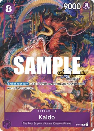 Kaido (CS 2023 Celebration Pack) (P-010) - One Piece Promotion Cards