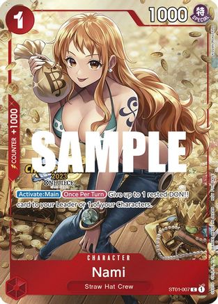 Nami (CS 2023 Celebration Pack) (ST01-007) - One Piece Promotion Cards