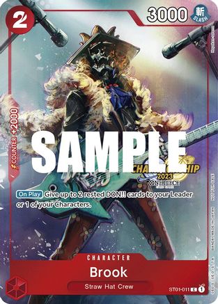 Brook (CS 2023 Celebration Pack) (ST01-011) - One Piece Promotion Cards