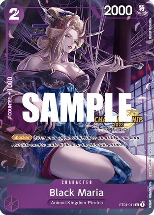 Black Maria (CS 2023 Celebration Pack) (ST04-011) - One Piece Promotion Cards