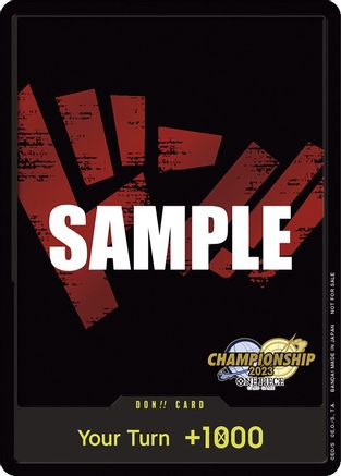 DON!! Card (CS 2023 Celebration Pack) - One Piece Promotion Cards