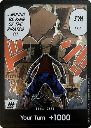 DON!! Card (Luffy vs. Crocodile) (Devil Fruits Collection Vol. 1) - One Piece Promotion Cards