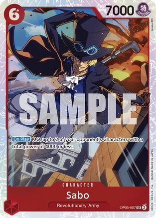 Sabo (007) (OP05-007) - Awakening of the New Era (Japanese)