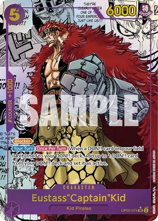 Eustass"Captain"Kid (Alternate Art) (Manga) (OP05-074) - Awakening of the New Era