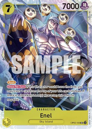Enel (100) (OP05-100) - Awakening of the New Era (Japanese)