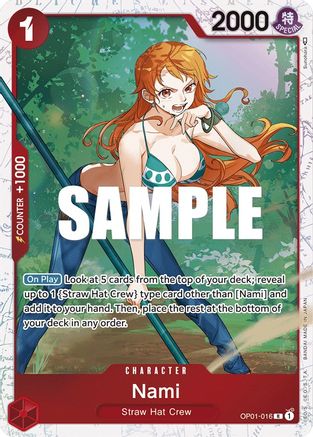 Nami - OP01-016 (Ultra Deck: The Three Captains) (OP01-016) - One Piece Promotion Cards