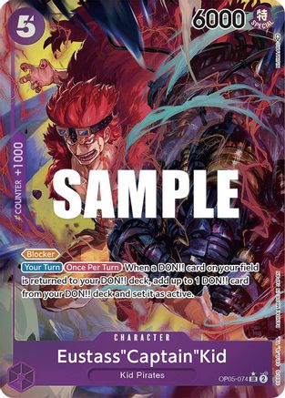 Eustass"Captain"Kid (Alternate Art) (OP05-074) - Awakening of the New Era