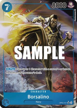 Borsalino (Alternate Art) (OP05-051) - Awakening of the New Era