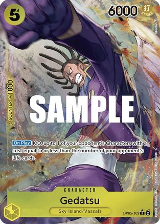 Gedatsu (Alternate Art) (OP05-102) - Awakening of the New Era