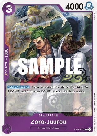Zoro-Juurou (OP05-067) - Awakening of the New Era