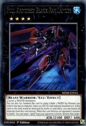 Full Armored Black Ray Lancer (MZMI-EN054) - Maze of Millennia 1st Edition