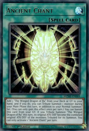Ancient Chant (MZMI-EN069) - Maze of Millennia 1st Edition