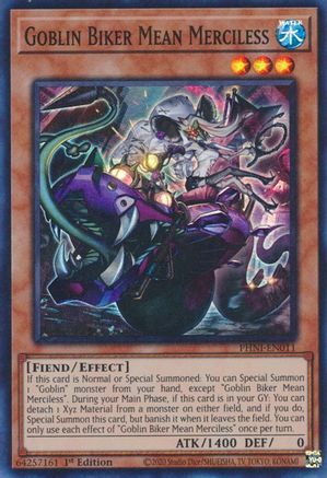 Goblin Biker Mean Merciless (PHNI-EN011) - Phantom Nightmare 1st Edition