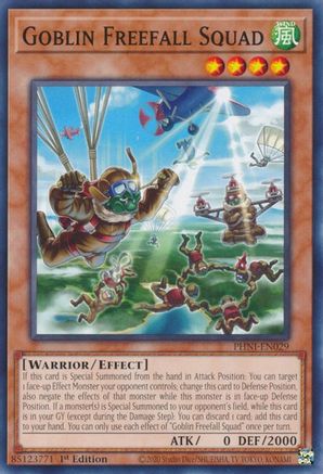 Goblin Freefall Squad (PHNI-EN029) - Phantom Nightmare 1st Edition