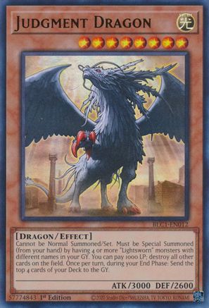 Judgment Dragon (BLC1-EN012) - Battles of Legend: Chapter 1 1st Edition
