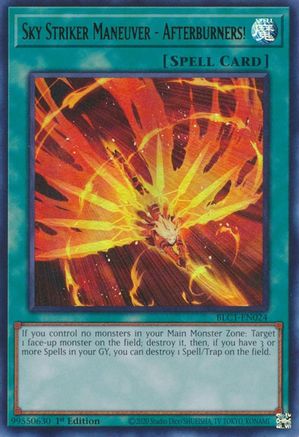 Sky Striker Maneuver - Afterburners! (BLC1-EN024) - Battles of Legend: Chapter 1 1st Edition
