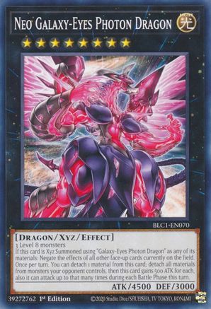 Neo Galaxy-Eyes Photon Dragon (BLC1-EN070) - Battles of Legend: Chapter 1 1st Edition