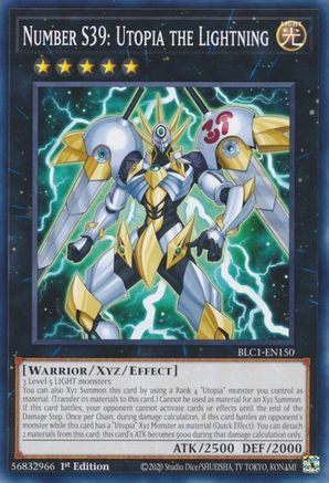Number S39: Utopia the Lightning (BLC1-EN150) - Battles of Legend: Chapter 1 1st Edition
