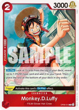Monkey.D.Luffy (OP06-013) - Wings of the Captain