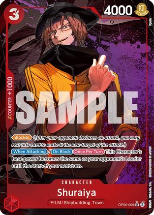 Shuraiya (Alternate Art) (OP06-009) - Wings of the Captain